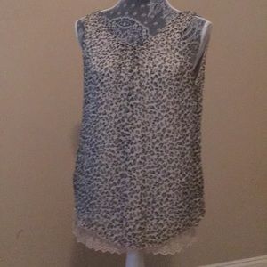 Animal print top